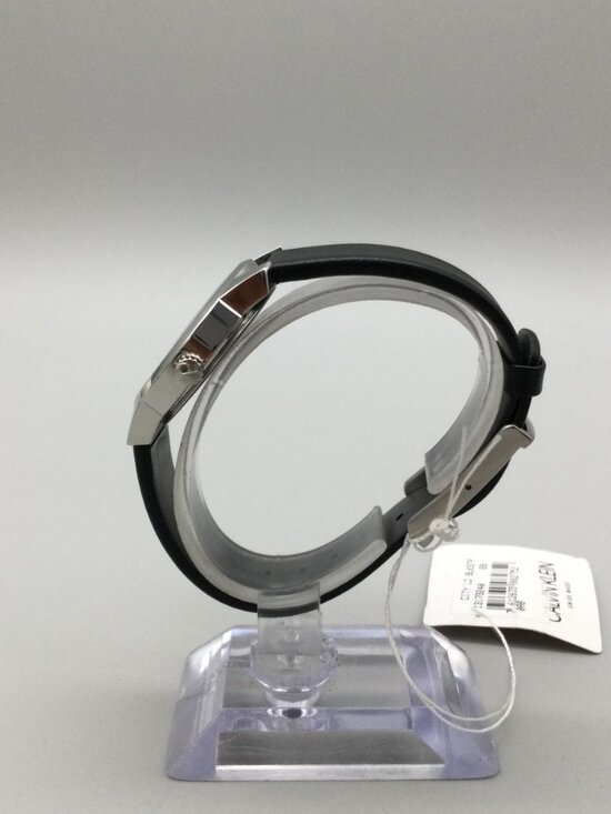 Calvin Klein Watch Women 31mm Silver Tone Swiss  Leather BOX K2G 231 New Battery main image 11